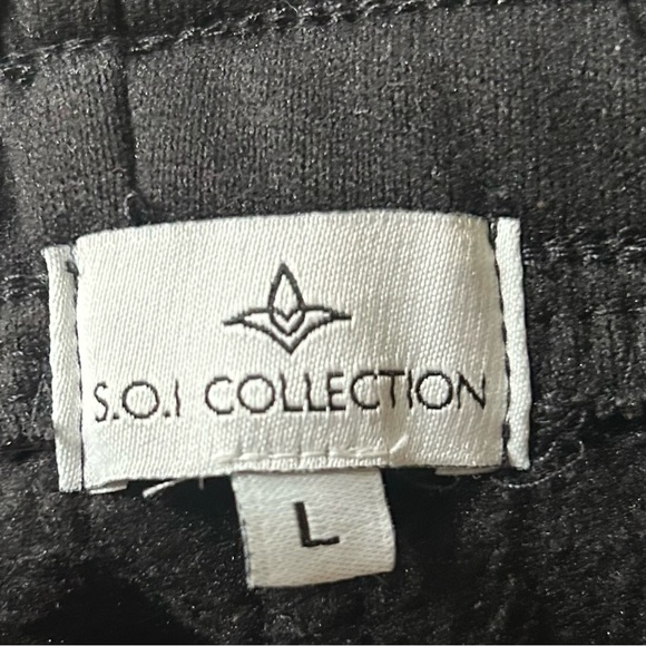 Soi brand black sweatpants elastic waist band sz large good condition - Picture 4 of 4